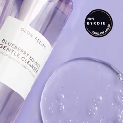 Glow Recipe Blueberry Bounce Hyaluronic Acid Foaming Cleanser - Pore-Refining + Hydrating Gentle Face Cleanser with AHA - Vegan + Cruelty-Free Face