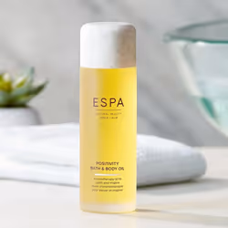 ESPA | Positivity Bath & Body Oil | 100ml | Jasmine, Rose Geranium & Gardenia | Menopause-Friendly