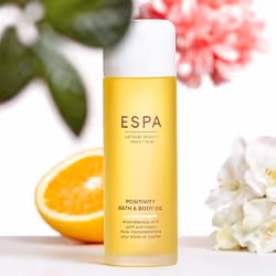 ESPA | Positivity Bath & Body Oil | 100ml | Jasmine, Rose Geranium & Gardenia | Menopause-Friendly