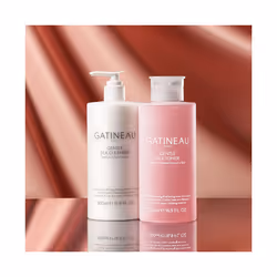 Gatineau - Gentle Silk Cleanser and Facial Toner Duo Set, for Hydrated and Smooth Skin, for All Skin Types, (2 x 500ml)