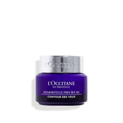 L'OCCITANE Precious Eye Balm 15ml | Vegan & 96% Readily Biodegradable | Wrinkle & Dark Circle Reducing | Premium & Clean Beauty Skincare Eye Balm for