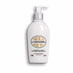 L'OCCITANE Almond Milk Veil 240ml, 96% Readily Biodegradable, Nourishing, Smoothing and Firming, Premium and Clean Beauty Ski ...