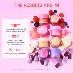 LANEIGE Lip Sleeping Mask Grapefruit: Nourish, Hydrate, Vitamin C, Murumuru & Shea Butter, Antioxidants, Flaky, Dry Lips
