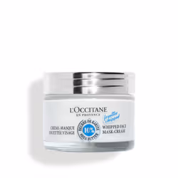 L'OCCITANE Moisturizing and Soothing Shea Butter Whipped Face Mask Cream | Enriched with Shea Butter | Vegan & 98% Readily Bi ...