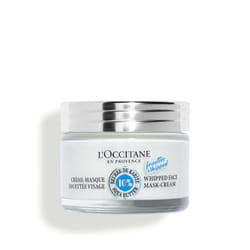 L'OCCITANE Moisturizing and Soothing Shea Butter Whipped Face Mask Cream | Enriched with Shea Butter | Vegan & 98% Readily Biodegradable | Premium &