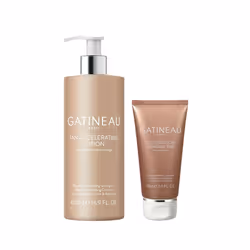 Gatineau - Tan Accelerating Lotion (400ml) + Golden Glow Gradual Tan (75ml) Duo Set, Total Body Glow, Natural Tanning For Fac ...