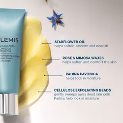ELEMIS Pro-Collagen Glow Boost Exfoliator ? Gentle Physical Facial Exfoliant with Eco-Friendly Cellulose Beads ? Softens, Polishes and Boosts Glowing,