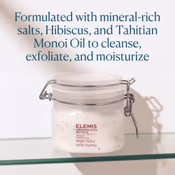 ELEMIS Frangipani Monoi Salt Glow ? Exfoliating Salt Scrub with Monoi Oil & Frangipani Flower ? Hydrating Body Scrub for Smooth, Radiant Skin ? Ideal