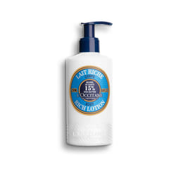 L'OCCITANE Shea Rich Body Lotion 250 ml | 48 hour Hydration | Enriched with Shea Butter | 99% Readily Biodegradable | Luxury & Clean Beauty Body Care