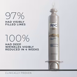 RoC Derm Correxion Serum Fill + Treat for Face, Neck, & Jawline, Wrinkle Filler, Advanced Retinol & Triple Hyaluronic Acid - 15ml