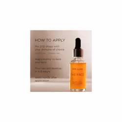 Tan-Luxe THE FACE Self Tan Drops, Medium/Dark (30 ml) Add Tanning Drops to Skin Care for Custom Face Tan, Cruelty Free & Vegan