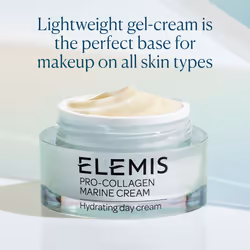 ELEMIS Pro-Collagen Marine Cream, Anti-Wrinkle Daily Face Moisturising Lotion, Hydrating Ultra-Light Gel-Cream Day Moisturiser Leaves Skin Smooth,