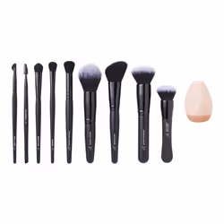 e.l.f. Ten Out Of Ten Brush Set, 10 Piece Brush Kit, Brushes For Face Makeup, Eyes, Brows & More, Made With Synthetic Bristle ...