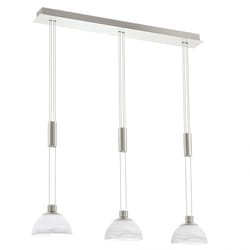 Eglo Pendant Lamp, Stainless Steel, 6 W, Satin Nickel, 93468