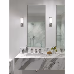 Astro Bathroom Wall Light, E14 (Small Edison Screw), 40 W, Polished Chrome