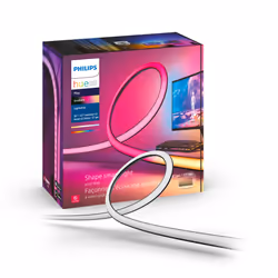 Philips Hue Play Gradient PC Lightstrip [for 3X 24-27 Inch Screens] LED Smart Lighting. Sync for Entertainment, Gaming and Me ...