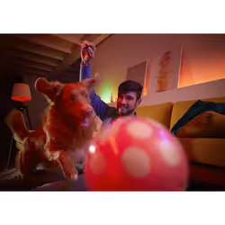 Philips Hue White and Colour Ambiance Bulb Twin Pack with Bridge, E27, 10 W