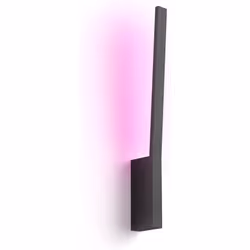 Philips Hue Liane White and Colour Ambiance Smart Wall Light LED [Black] Works with Alexa, Google Assistant and Apple Homekit