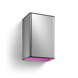Philips Hue Resonate White and Colour Ambiance LED Smart Outdoor Wall Light for Garden and Patio. [INOX] Compatible with Alexa, Google Assistant and