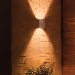 Philips Hue Resonate White and Colour Ambiance LED Smart Outdoor Wall Light for Garden and Patio. [INOX] Compatible with Alexa, Google Assistant and