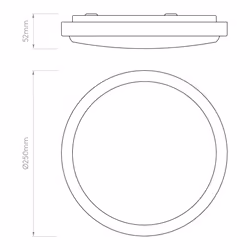 Astro Bathroom Ceiling Light, Metal, E14 (Small Edison Screw), 40 W, Polished Chrome