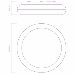 Astro Bathroom Ceiling Light, E27 (Edison Screw), 60 W, Polished Chrome