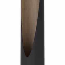 Eglo LED Floor lamp Barbotto, Elegant Standing Light, uplighter for Living Room and Bedroom, floorlamp with indirect Light, Black Steel and Natural