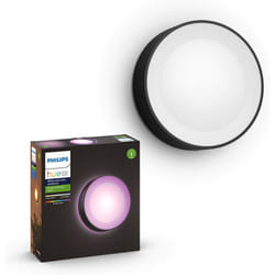 Philips Hue Daylo White & Colour Ambiance Smart LED Outdoor Wall Lighting, for Home Garden, Patio. [Black] Works with Alexa