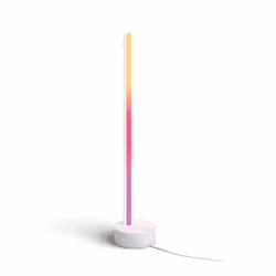 Philips Hue Signe White and Colour Ambiance Gradient Table Lamp [White] Smart Lighting with Bluetooth. Works with Alexa, Goog ...