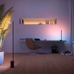 Philips Hue Signe White and Colour Ambiance Gradient Table Lamp [White] Smart Lighting with Bluetooth. Works with Alexa, Google Assistant and Apple