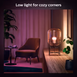 Philips Hue New White and Colour Ambiance Smart Light Bulb 4 Pack 60W - 800 Lumen [E27 Edison Screw] with Bluetooth. Works with Alexa, Google