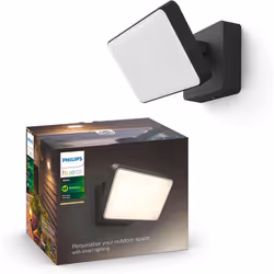 Philips Hue Welcome White Flood Light. Outdoor Smart Lighting. Works with Alexa, Google Assistant and Apple Homekit