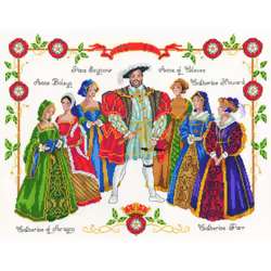 DMC Henry VIII Cross Stitch Kit, Cotton, Multi-Colour
