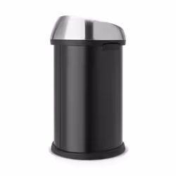 Brabantia 402548 Touch bin, Matt Black/Matt Steel, 60 L
