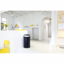 Brabantia 402548 Touch bin, Matt Black/Matt Steel, 60 L