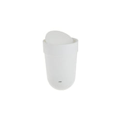 Umbra 023269-660 Touch Waste Bin with Lid, White