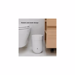 Umbra 023269-660 Touch Waste Bin with Lid, White
