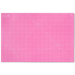 Elan A1 Cutting Mat Pink and Purple, 5-Ply Hobby Board for Crafts 90X60 CM, Large Self Healing Cutting Mat A1, Large Craft Board for Sewing