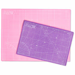 Elan A1 Cutting Mat Pink and Purple, 5-Ply Hobby Board for Crafts 90X60 CM, Large Self Healing Cutting Mat A1, Large Craft Board for Sewing