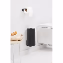Brabantia - Mindset Toilet Roll Dispenser - Room for 2 Spare Rolls - Fits All Regular Roll Sizes - Smart Lift System - Corrosion Resistant - Bathroom