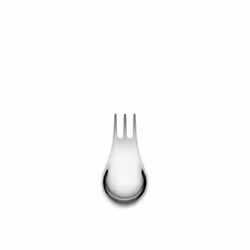 Alessi Moscardino GIMR01S4 - Set of Four Design Multipurpose Cutlery, Synthesis of Fork and Spoon, in 18/10 Polished Stainles ...