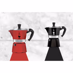 Bialetti 4953 Moka Express Espresso Maker for 6 Cups, Aluminium, Black CD - Bialetti Moka Express 6tz black,30 x 20 x 15 cm