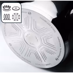 Tefal A704S3 Duetto 3-Piece Frying Pan Set | 20, 24 and 28 cm | Non-Stick Coating | Built-in Temperature Indicator | Suitable for All Hob Types