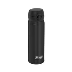 THERMOS 4035.232.050 Ultralight Thermos Flask, Black, 500 ml, Extremely Lightweight, 210 g, Drinking Bottle, Dishwasher Safe, Thermos Flask Keeps Hot