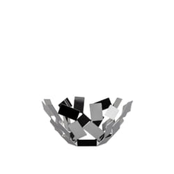 Alessi La Stanza Dello Scirocco Fruit Holder in 18/10 Stainless Steel Mirror Polished,27.3 x 12.7 x 27.3 cm, Silver