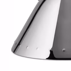 Alessi 9093 B Kettle Stainless Steel with Handle and Bird-Shaped Whistle Polyamide Black