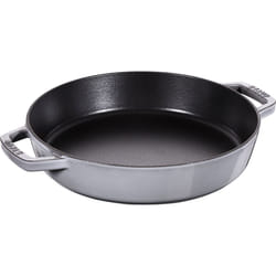 STAUB 40511-726-0 Cast Iron Frying Pan with Two Handles, Graphite Grey, 26 cm