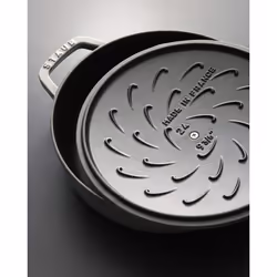 STAUB 1004752 Cast Iron Chistera, Graphite-Grey, 28 cm