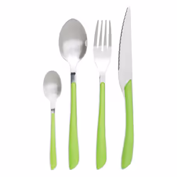 Premier Housewares Cutlery Sets Multi-Colour 24-Piece Knife and Fork Set Stainless Steel Cutlery Set Kitchen Cutlery Sets Cuterley Sets 50 x 27 x 4
