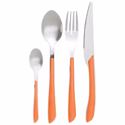 Premier Housewares Cutlery Sets Multi-Colour 24-Piece Knife and Fork Set Stainless Steel Cutlery Set Kitchen Cutlery Sets Cuterley Sets 50 x 27 x 4